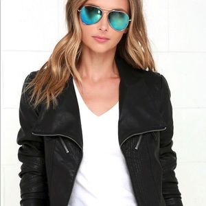 Black Vegan Leather Jacket